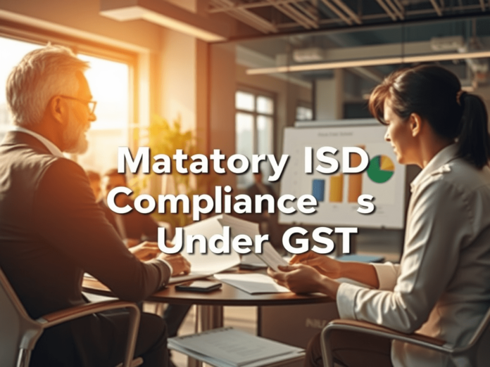 Mandatory ISD Compliance Under GST from April 1, 2025 – A Simplified Guide – GSTZen