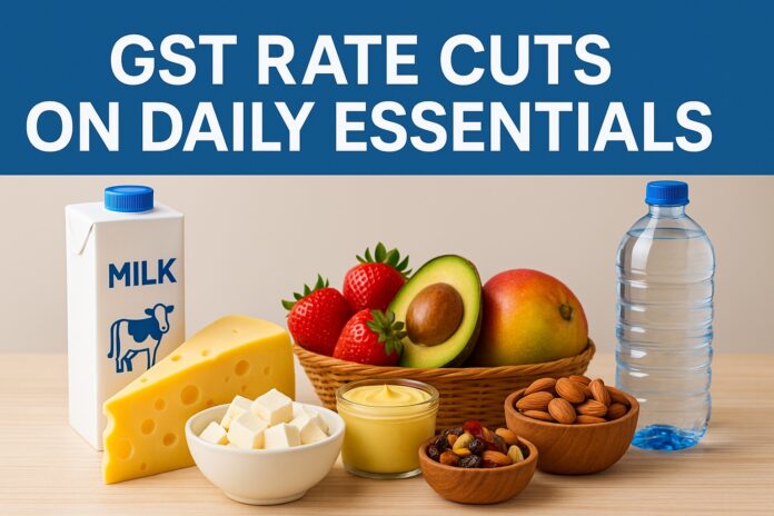 GST Rate Cuts on Daily Essentials – Big Relief for Consumers